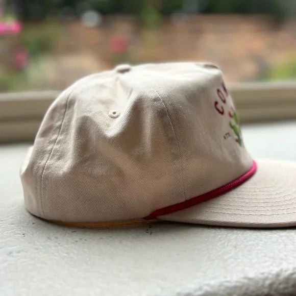 Concho ATX Cactus Rope Hat Beige Snapback Cap Austin USA - Picture 2 of 5